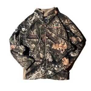 Mossy Oak Camouflage Fleece Jacket Mossy Oak